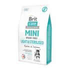 Brit Care Mini Dog Adult Grain Free Light & Sterilised Rabbit & Salmon 2kg