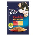 Felix Agail Doubly Delicious Βοδινό & Πουλερικά σε Ζελέ 85gr