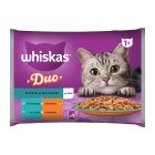 Whiskas Duo Multipack σε Ζελέ με Ψάρι & Κρέας 4x85gr