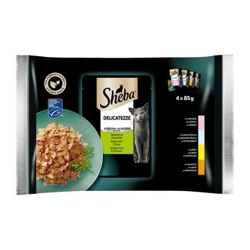 Sheba Delicatezze Mix σε Ζελέ 4x85gr