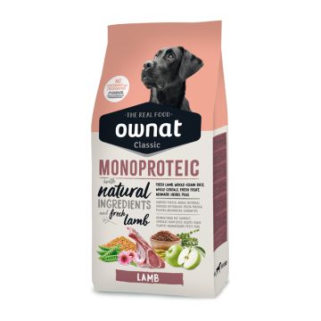 Ownat Classic Dog Monoproteic Αρνί 12kg