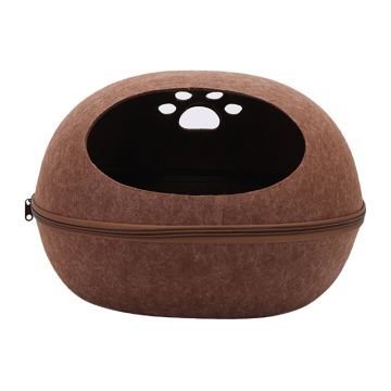 Pet Φωλιά Σκύλου-Γάτας Καφέ 50x38x22cm