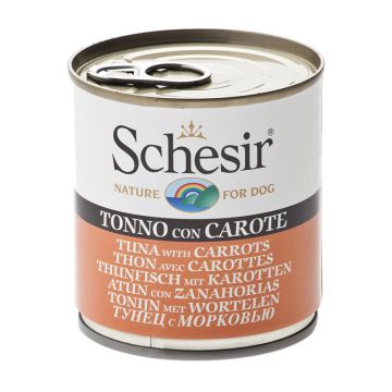 Schesir Dog Τόνος & Καρότα σε Ζελέ 285gr