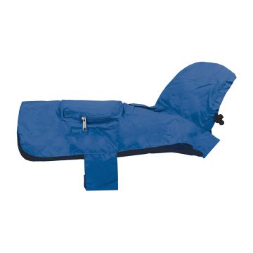 Record Αδιάβροχο Σκύλου Μπλε Pocket M 40cm
