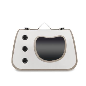 Pet Τσάντα Μεταφοράς Λευκή 40x26x26cm