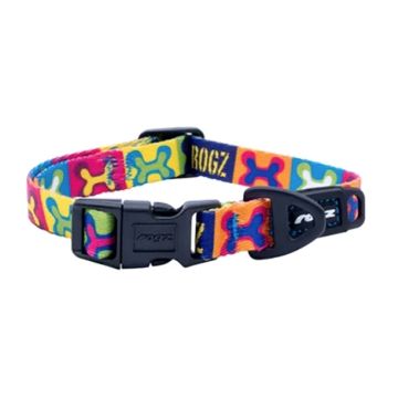 Rogz Περιλαίμιο Σκύλου Fusion PopArt Yellow L 34-56cm