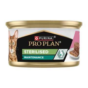 Purina Pro Plan Cat Sterilized Maintenance Tόνος & Σολομός Πατέ 85gr
