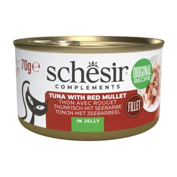 Schesir Cat Τόνος & Μπαρμπούνι σε Ζελέ 70gr