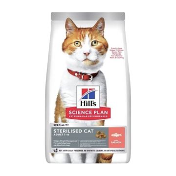 Hill's Science Plan Cat Adult Sterilised με Σολομό 10kg