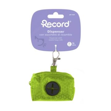 Record Θήκη Υφασμάτινη Πράσινη & 15τμχ Σακούλες Απορριμμάτων