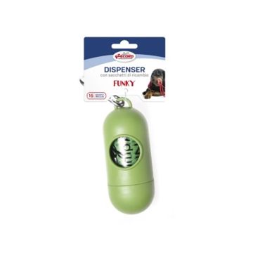 Record Θήκη Πλαστική Πράσινη & 15τμχ Σακούλες Απορριμμάτων