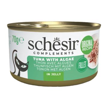 Schesir Cat Τόνος & Φύκια σε Ζελέ 70gr
