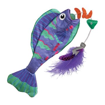 KONG Παιχνίδι Γάτας Wrangler Angler Fish 29x15cm