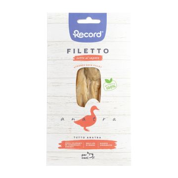 Record Λιχουδιά Σκύλου Steamed Filleto Πάπια 25gr