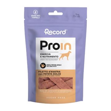 Record ProIn Λιχουδιά Σκύλου Bars Πάπια & Γλυκοπατάτα 75gr