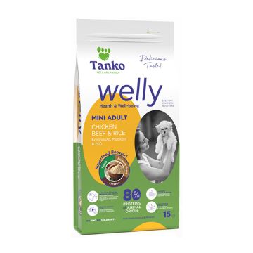 Welly Dog Adult Mini Chicken, Beef & Rice 15kg