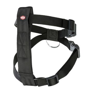 Trixie Ζώνη Ασφαλείας με Σαμαράκι Μαύρο S 30-60cm