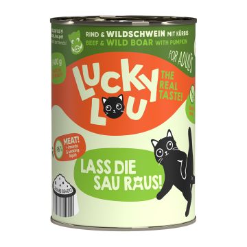 Lucky Lou LifeStage Adult Βοδινό & Αγριογούρουνο 400gr