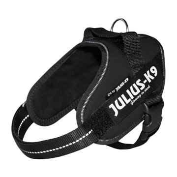 Julius-K9 Σαμαράκι Σκύλου Μαύρο Mini 49-67cm 7-15kg