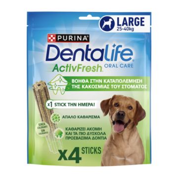 Purina Dentalife Activfresh Large 142gr 4τμχ