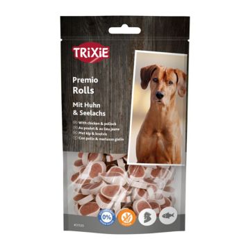 Trixie Λιχουδιές Premio Rolls με Κοτόπουλο & Μπακαλιάρο 75gr