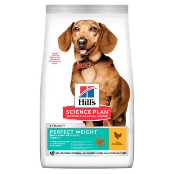 Hill's Science Plan Dog Adult Perfect Weight Small & Mini με Κοτόπουλο 1.5kg