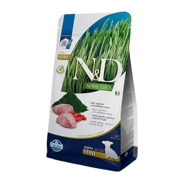 N&D Spirulina Dog Puppy Mini με Αρνί 2kg