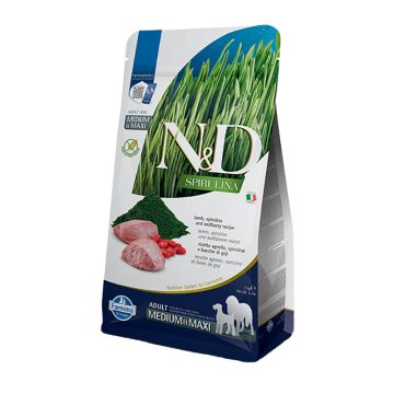 N&D Spirulina Dog Adult Medium-Maxi με Αρνί 2kg