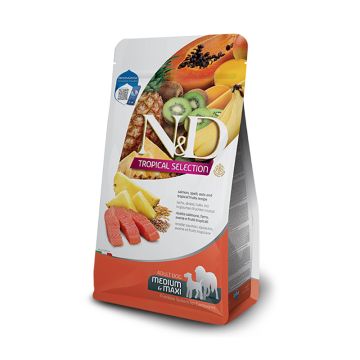 N&D Tropical Dog Adult Medium-Maxi με Σολομό 2kg