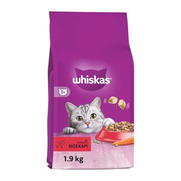 Whiskas Adult με Μοσχάρι 1.9kg