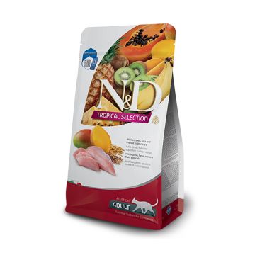 N&D Tropical Cat Adult με Κοτόπουλο 1.5kg