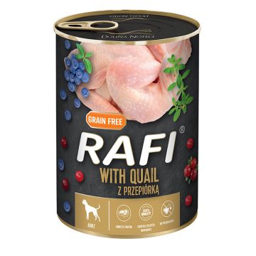 Rafi Dog Πατέ με Ορτύκι, Μύρτιλο & Κράνμπερι 400gr