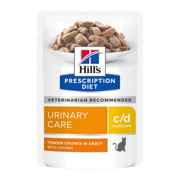 Hill's Prescription Diet Feline c/d Multicare Urinary Care με Κοτόπουλο 85gr