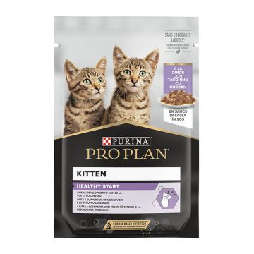 Purina Pro Plan Cat Healthy Start Kitten Γαλοπούλα σε Σάλτσα 85gr