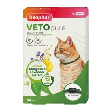 Beaphar Vetopure Αντιπαρασιτικό Περιλαίμιο Γάτας 35cm