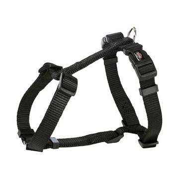 Trixie Σαμαράκι Σκύλου Premium Μαύρο S-M 1.5x40-65cm