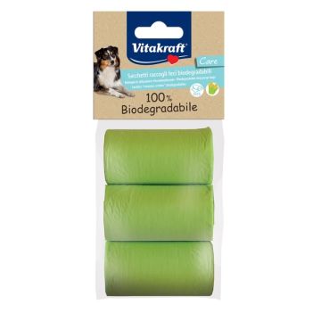 Vitakraft Σακούλες Απορριμμάτων Βιοδιασπώμενες 3x15τμχ