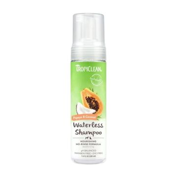 Tropiclean Waterless Nourishing Shampoo 220ml
