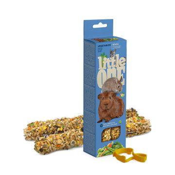 Little One Sticks Vegetables για Ινδικά Χοιρίδια, Κουνέλια & Τσιντσιλά 2τμχ