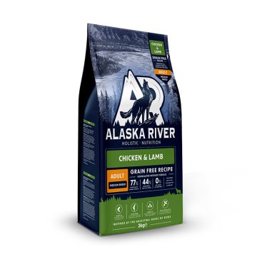 Alaska River Grain Free Adult Medium Chicken & Lamb 3kg