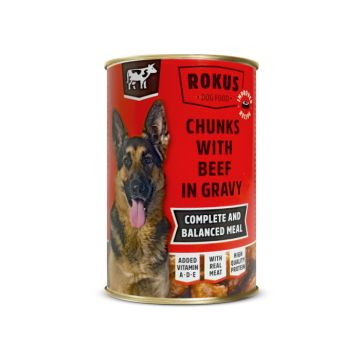 Rokus Σκύλου με Βοδινό 415gr