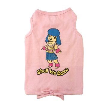 Pet Μπλούζα Σκύλου Shall We Dance Ροζ L 28cm