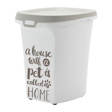 Moderna Δοχείο Αποθήκευσης Pet Wisdοm Με Δοσομετρητή & Ρόδες 38L