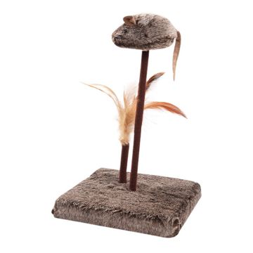 Pawise Play N Squeaker Παιχνίδι Γάτας Ποντίκι με Βάση 27cm