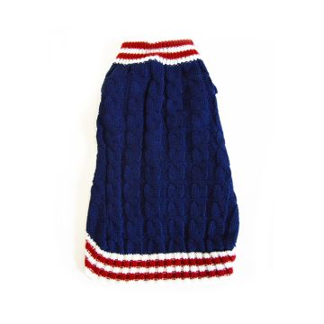 Pet Πουλόβερ Σκύλου Μπλε L 25cm