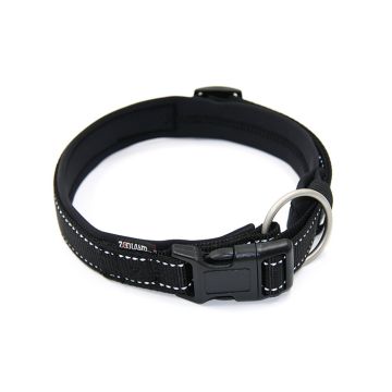 Zooland Περιλαίμιο Extra Comfort Μαύρο S 1.5x30-40cm