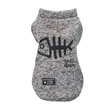 Pet Φούτερ Σκύλου Γκρι XL 35cm