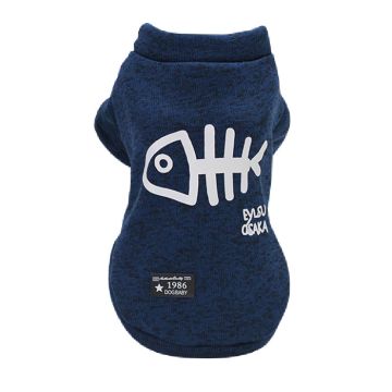 Pet Φούτερ Σκύλου Μπλε XXL 40cm