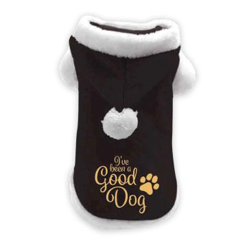 Χριστουγεννιάτικη Στολή Σκύλου Μαύρη L