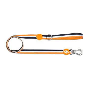 Dashi Οδηγός Σκύλου Stripes Orange & Black L 2.5x120cm